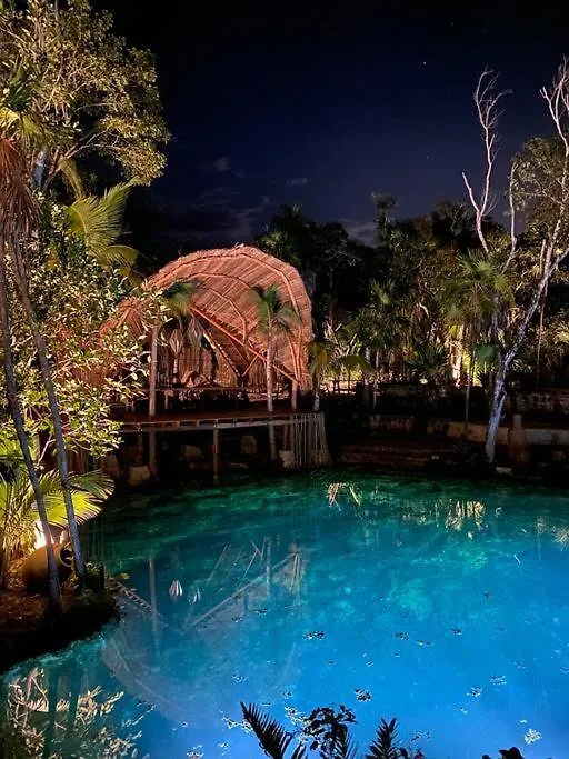 度假居 Casa Changuito Jungle-Based Villa In 图卢姆 墨西哥